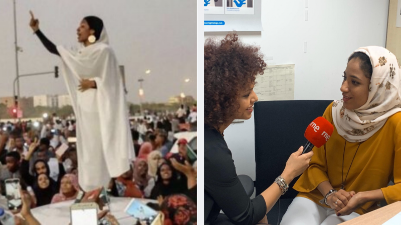 Las mañanas de RNE con Íñigo Alfonso - Alaa Salah: la Reina Nubia de Sudán del siglo XXI - Escuchar ahora