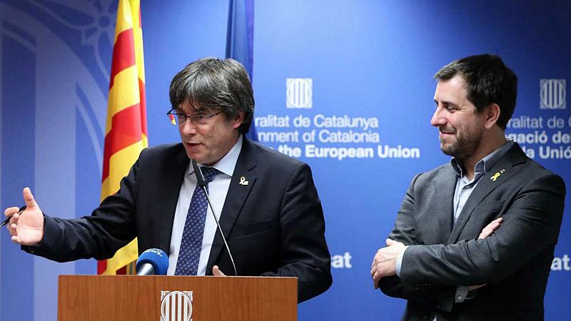  Boletines RNE -  La justicia europea anula el fallo que impidió a Puigdemont tomar posesión como europarlamentario - Escuchar ahora