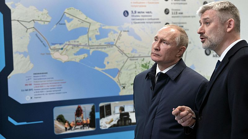  24 horas - Putin inaugura el puente más largo de Europa  - Escuchar ahora 