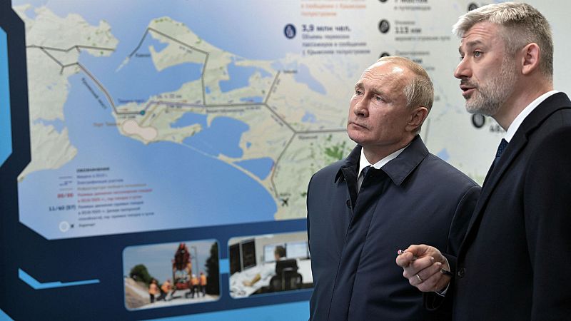 24 horas - Putin inaugura el puente más largo de Europa  - Escuchar ahora