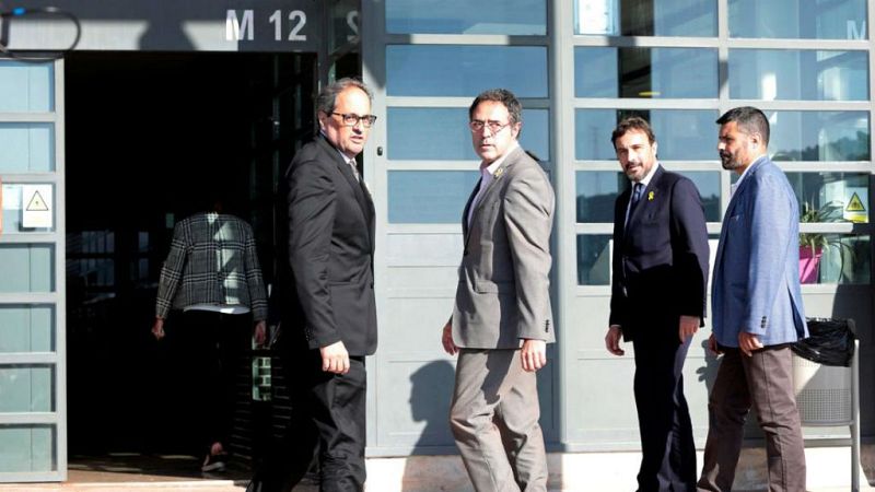 Boletines RNE - Torra visita a los líderes independentistas encarcelados - Escuchar ahora
