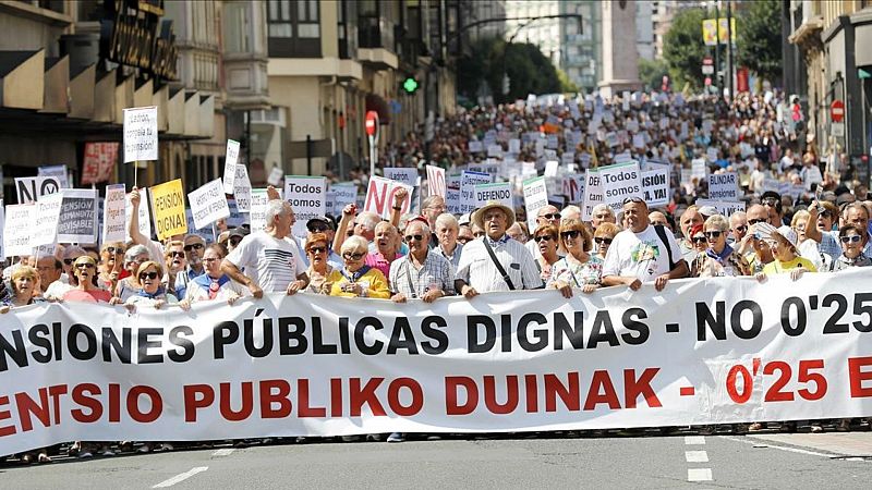 Los pensionistas de Bilbao deciden si se manifiestan el lunes de Reyes - Escuchar ahora