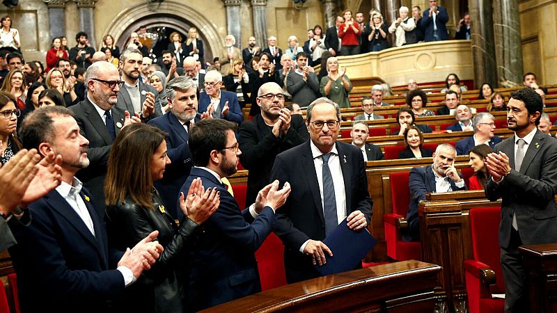  Quim Torra: "Ha sido un golpe de estado contra las instituciones catalanas"  - Escuchar ahora