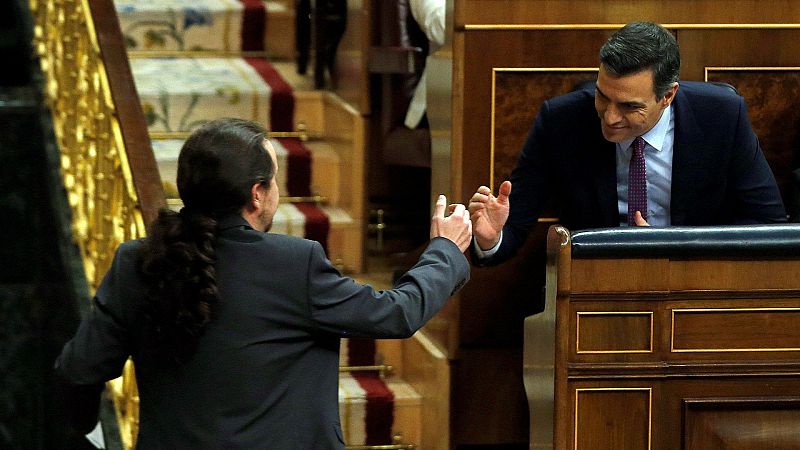 24 horas fin de semana - Sánchez e Iglesias ponen en valor el Gobierno de Coalición - Escuchar ahora