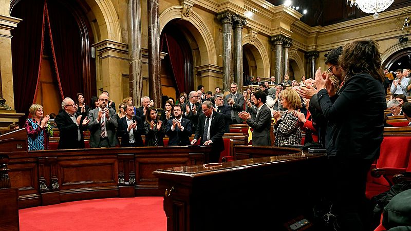 24 horas fin de semana - 20 horas - Comunes, PSC e independentistas a favor de rechazar la inhabilitación de Torra - Escuchar ahora 