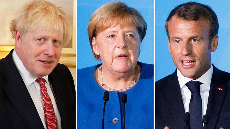 Boletines RNE - Conflicto Irán-EE.UU.: Macron, Merkel y Johnson piden responsabilidad - Escuchar ahora
