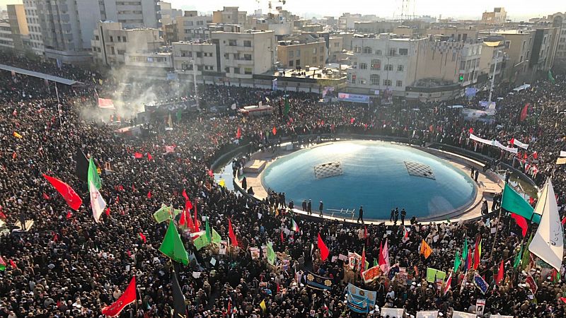 Boletines RNE - Multitudinario funeral del general Soleimani en Teherán - Escuchar ahora