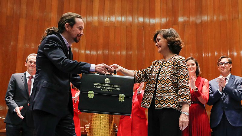 14 horas - Iglesias cita a Sánchez: "Será un Gobierno con muchas voces, pero una sola palabra" - Escuchar ahora