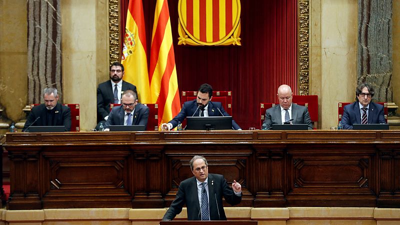 Boletines RNE - El pleno del Parlament se suspende de nuevo de forma momentánea - Escuchar ahora