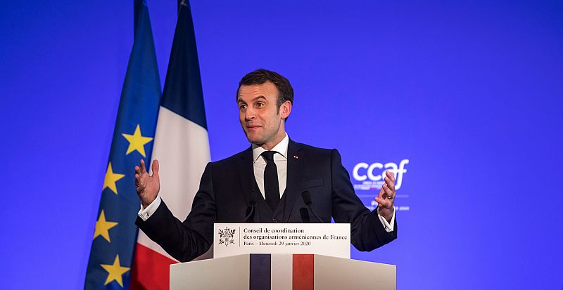 Boletines RNE - Macron: "Existe unidad para crear una nueva UE poderosa y eficaz" - Escuchar ahora