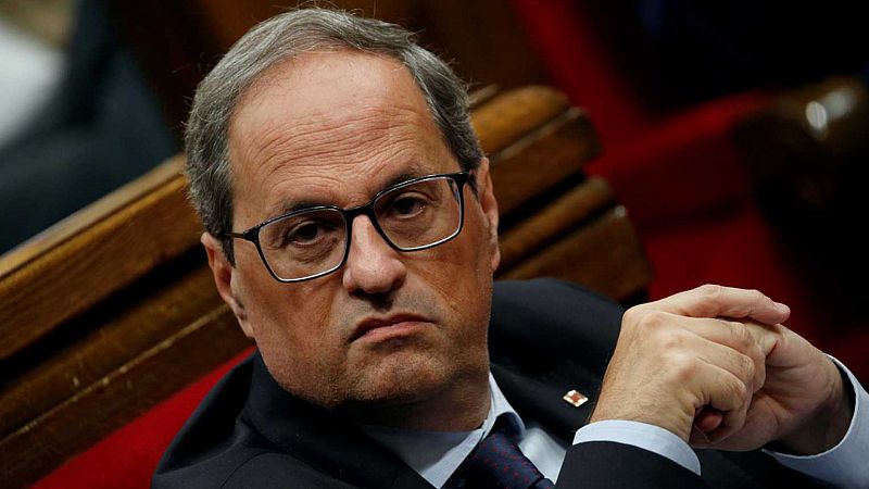 14 horas - Los letrados del Parlament cuestionan que Torra pueda presidir la Generalitat sin acta de diputado - Escuchar ahora