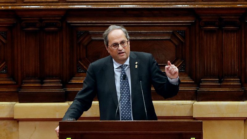 Boletines RNE - El Parlament aprueba recurrir al Supremo la retirada del escaño a Torra - Escuchar ahora