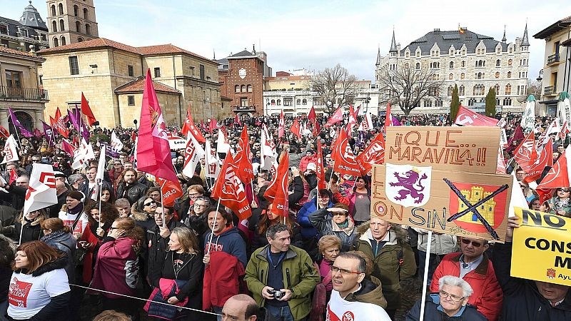 24 horas fin de semana - 20 horas - Inversiones y apoyo contra la despoblación piden en León, Ponferrada y Villablino - Escuchar ahora