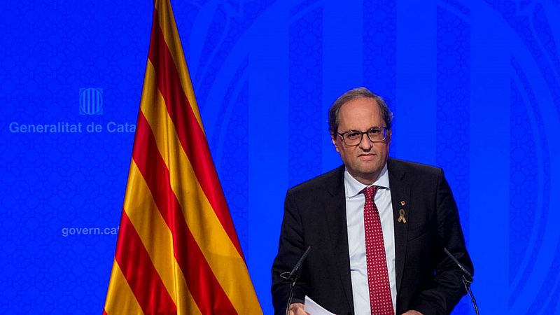 14 horas - El president de la Generalitat critica la unilateralidad de la fecha - Escuchar ahora