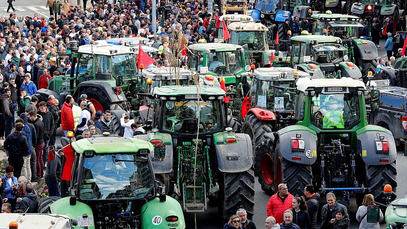 Cuarta semana de movilizaciones de agricultores y ganaderos