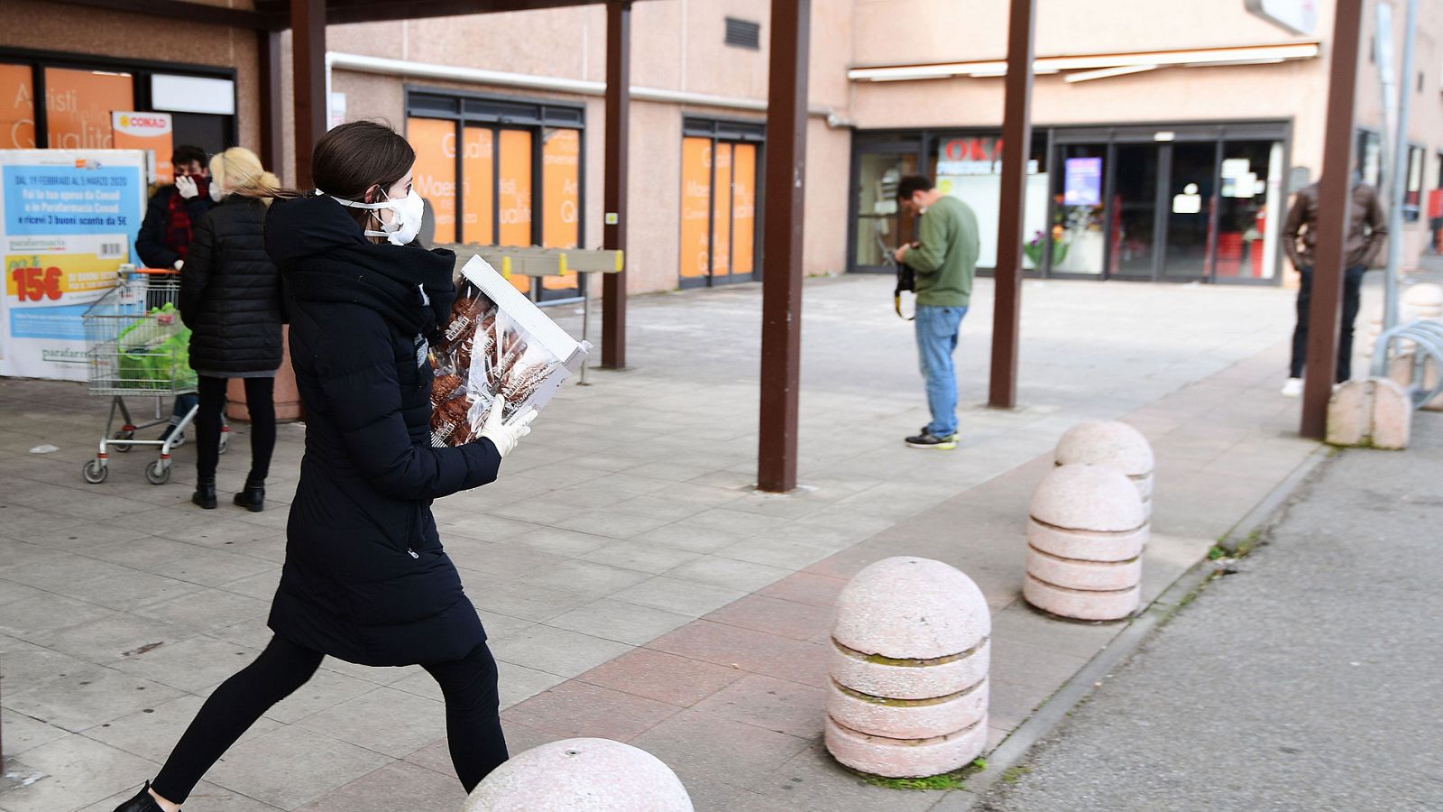 Codogno, foco del coronavirus en Italia: "Solo están abiertos supermercados y farmacias"