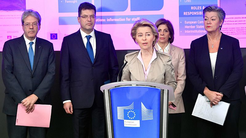  14 horas - Bruselas eleva a alto el riesgo de contagio del coronavirus - Escuchar ahora