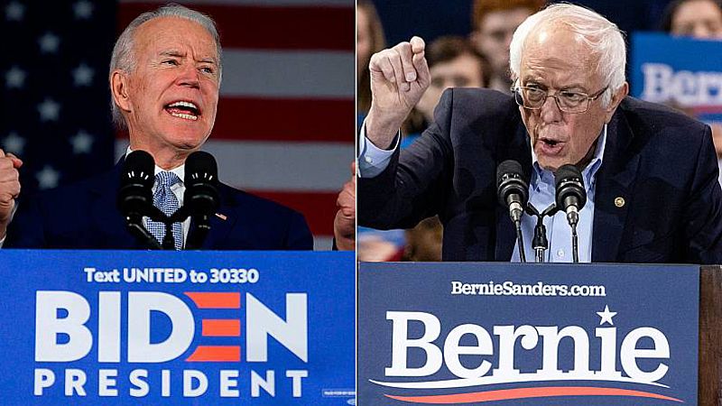 Las mañanas de RNE con Íñigo Alfonso - Biden desplaza a Sanders en ocho estados pero no conquista California en el 'supermartes' - Escuchar ahora