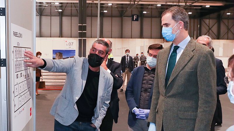  14 horas - El rey visita el hospital de Ifema para conocer la situación de los enfermos - Escuchar ahora