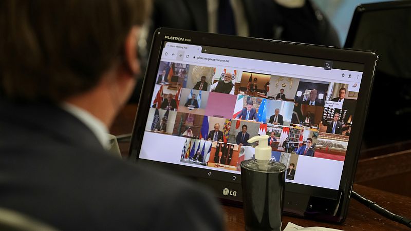 Boletines RNE - El G20 anuncia ayudas de 5 billones de dólares para combatir los efectos del coronavirus