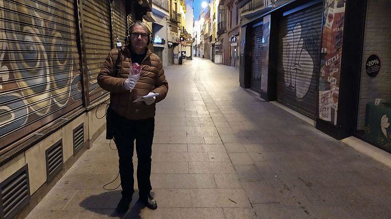 Las mañanas de RNE con Íñigo Alfonso - El bullicio inexistente de la calle Sierpes en una Sevilla sin Semana Santa - Escuchar ahora