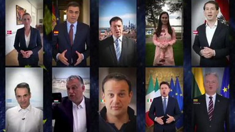 24 horas fin de semana - 20 horas - Los líderes europeos recurren a los videos por red para celebrar el Día de Europa - Escuchar ahora