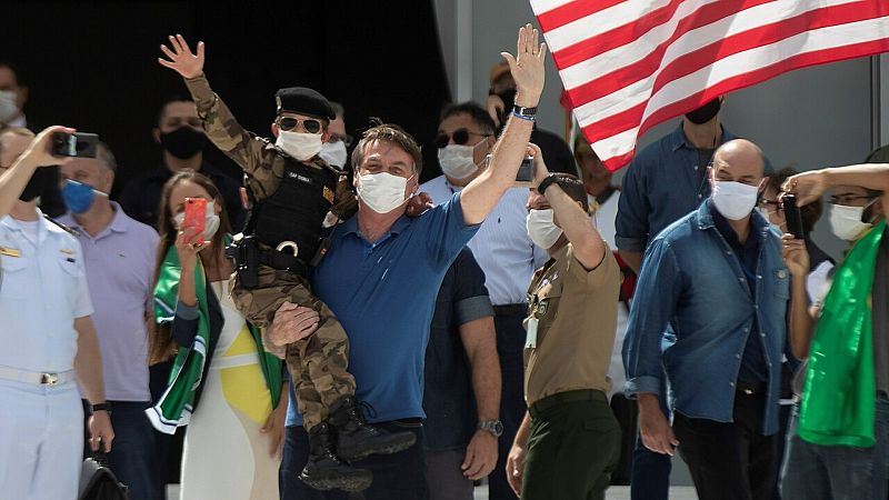 24 horas fin de semana - 20 horas - Bolsonaro se manifiesta y vuelve a criticar las medidas de distanciamiento y Brasil se convierte en epicentro de la pandemia en Latinoamerica - Escuchar ahora