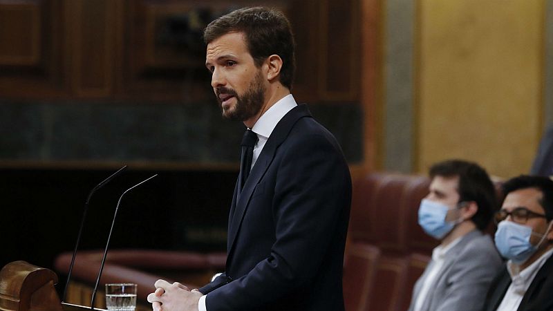 14 horas - Casado acusa a Sánchez de ir "como pollo sin cabeza, cambiando de socios y de estrategia" - Escuchar ahora