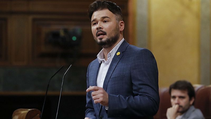 14 horas - Rufián dice que Sánchez rompe el bloque que permitió la investidura - Escuchar ahora