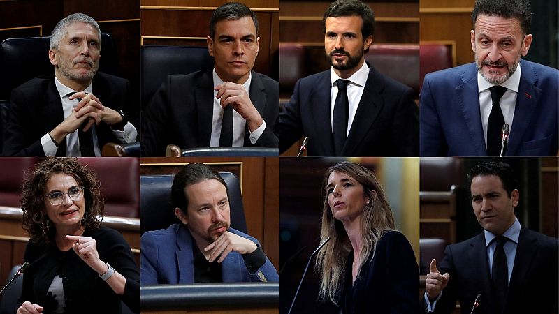 24 horas - Álvarez de Toledo, Iglesias, Casado y Marlaska protagonizan la sesión más bronca del estado de alarma - Escuchar ahor