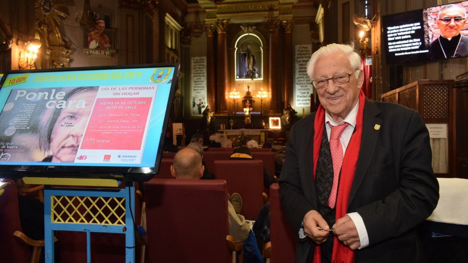 24 horas fin de semana - 20 horas - Padre Ángel: "Tenemos más voluntarios pero algunos están en la pobreza que ha aumentado" - Escuchar ahora