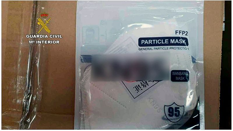 24 horas fin de semana - 20 horas - Más de 18.000 mascarillas con etiquetado falso intervenidas en Barcelona - Escuchar ahora 