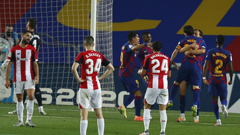 El vestuario en Radio 5 - Rakitic da el triunfo al Barça ante el Athletic - 24/06/20 - Escuchar ahora