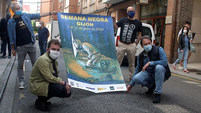 14 horas - Gijón inaugura su Semana Negra - Escuchar ahora