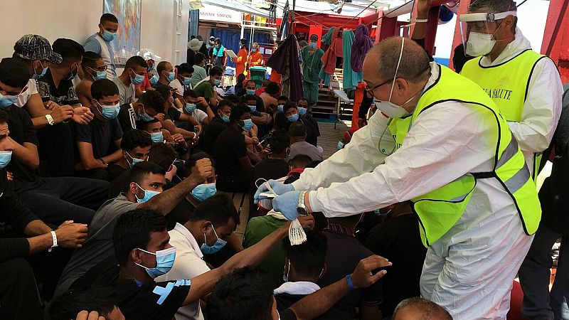 24 horas fin de semana - 20 horas - Italia autoriza a los 180 migrantes del "Ocean Viking" desembarcar en Sicilia - Escuchar ahora 