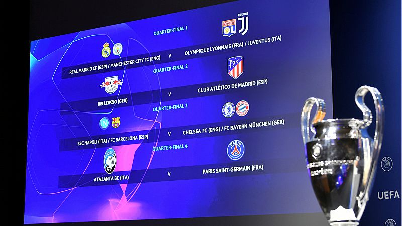 14 horas - Sorteo de la Champions: Atlético - Leipzig y un posible Madrid-Barça en cuartos - Escuchar ahora