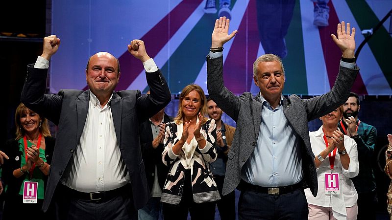 Elecciones vascas - Urkullu mejora su resultado, aunque tendrá que volver a pactar con el PSE para gobernar - Escuchar ahora