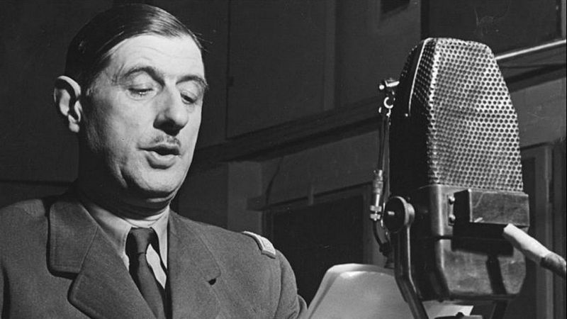  24 horas - En algún lugar del tiempo: Charles de Gaulle y la radio - Escuchar ahora 