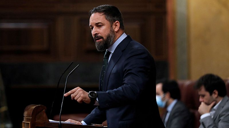 Boletines RNE - Abascal (VOX) anuncia una moción de censura contra Sánchez en septiembre - Escuchar ahora