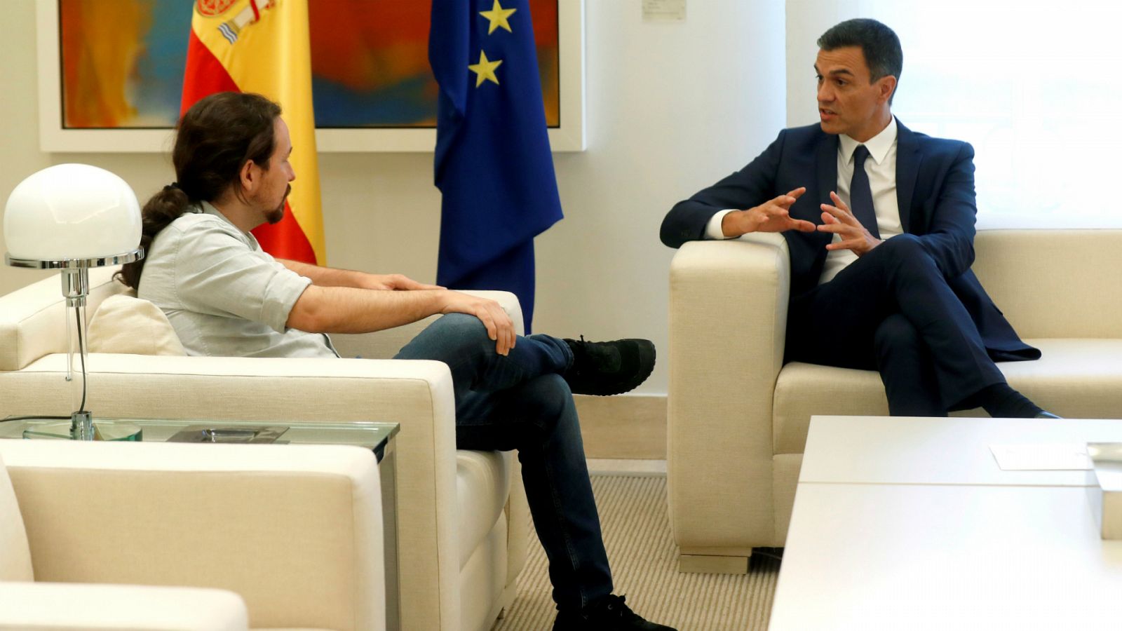 14 horas - PSOE y Unidas Podemos se reúnen para comenzar a negociar los Presupuestos - Escuchar ahora