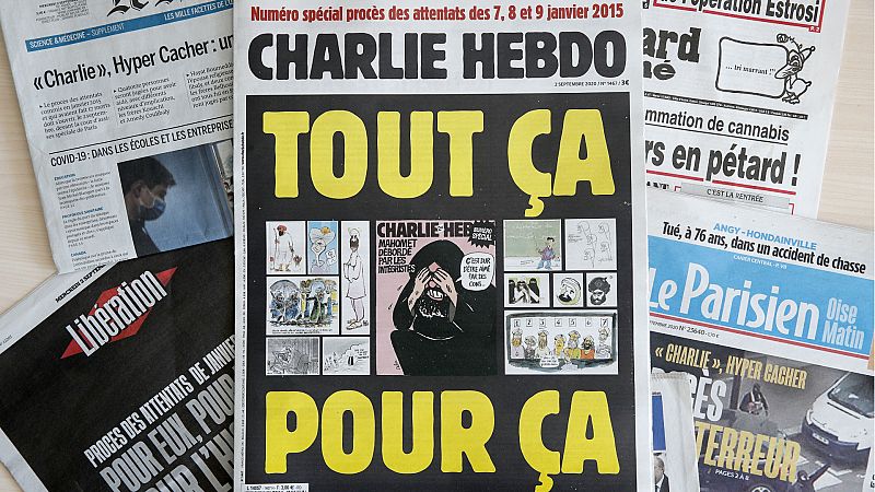 14 horas - Comienza el juicio por los atentados de 'Charlie Hebdo' - Escuchar ahora