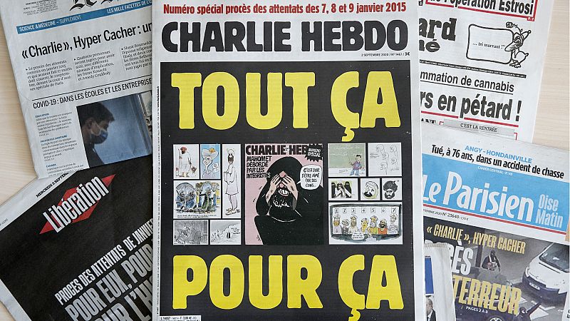  14 horas - Comienza el juicio por los atentados de 'Charlie Hebdo' - Escuchar ahora