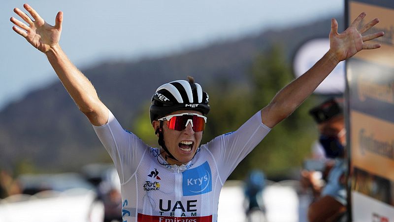 Tour de Francia 2020 - Pogaar se impone a Roglic en el Grand Colombier - Escuchar ahora