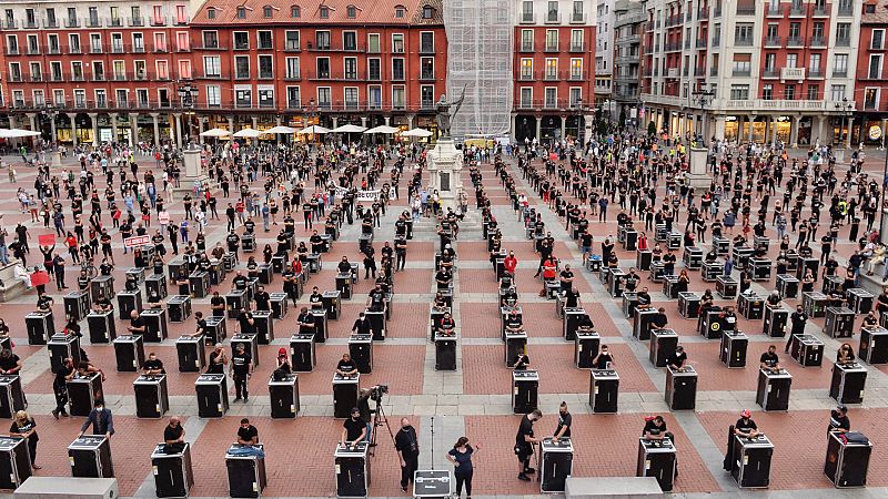 24 horas - Manifestaciones por la situación límite de espectáculos, eventos y música en directo - Escuchar ahora