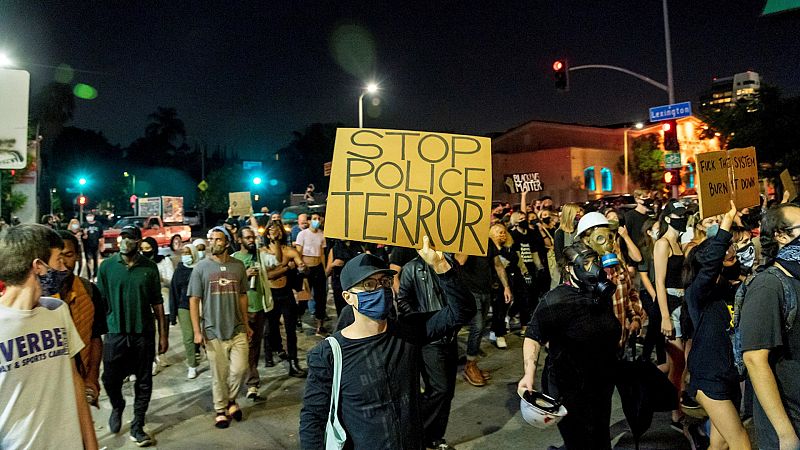 España a las 8 Fin de Semana - Tercera noche consecutiva de tensión en Estados Unidos con protestas antirracistas - Escuchar ahora