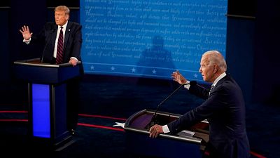 Las maanas de RNE con igo Alfonso - Trump enfanga el primer debate ante Biden y vuelve a negarse a aceptar el resultado si pierde las elecciones - Escuchar ahora