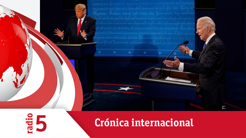 Crónica Internacional - Trump y Biden escenifican la polarización de EEUU - Escuchar ahora