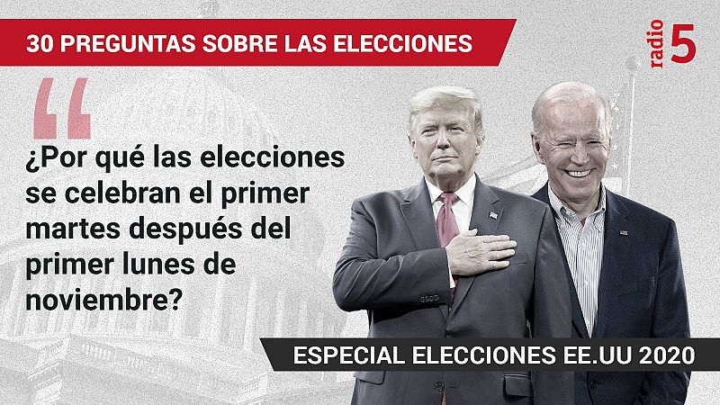 Especiales informativos RNE - ¿Por qué las elecciones se celebran el primer martes después del primer lunes de noviembre? - Escuchar ahora