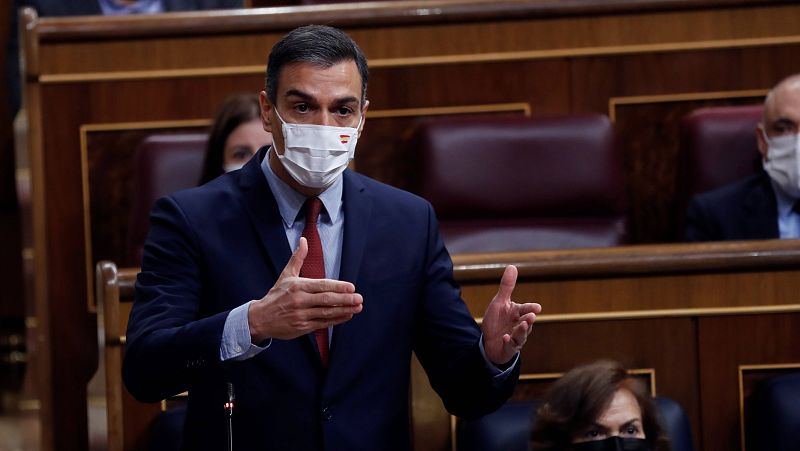 14 horas - Sánchez acepta comparecer cada dos meses y ofrece revisar el estado de alarma el 9 de marzo - Escuchar ahora