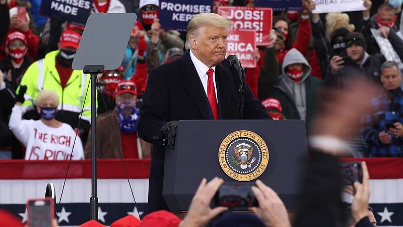 20 horas informativos Fin de semana - A tres días de las elecciones: Trump en campaña contra Biden agitando el fantasma comunista - Escuchar ahora 